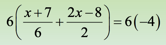 equation with fraction